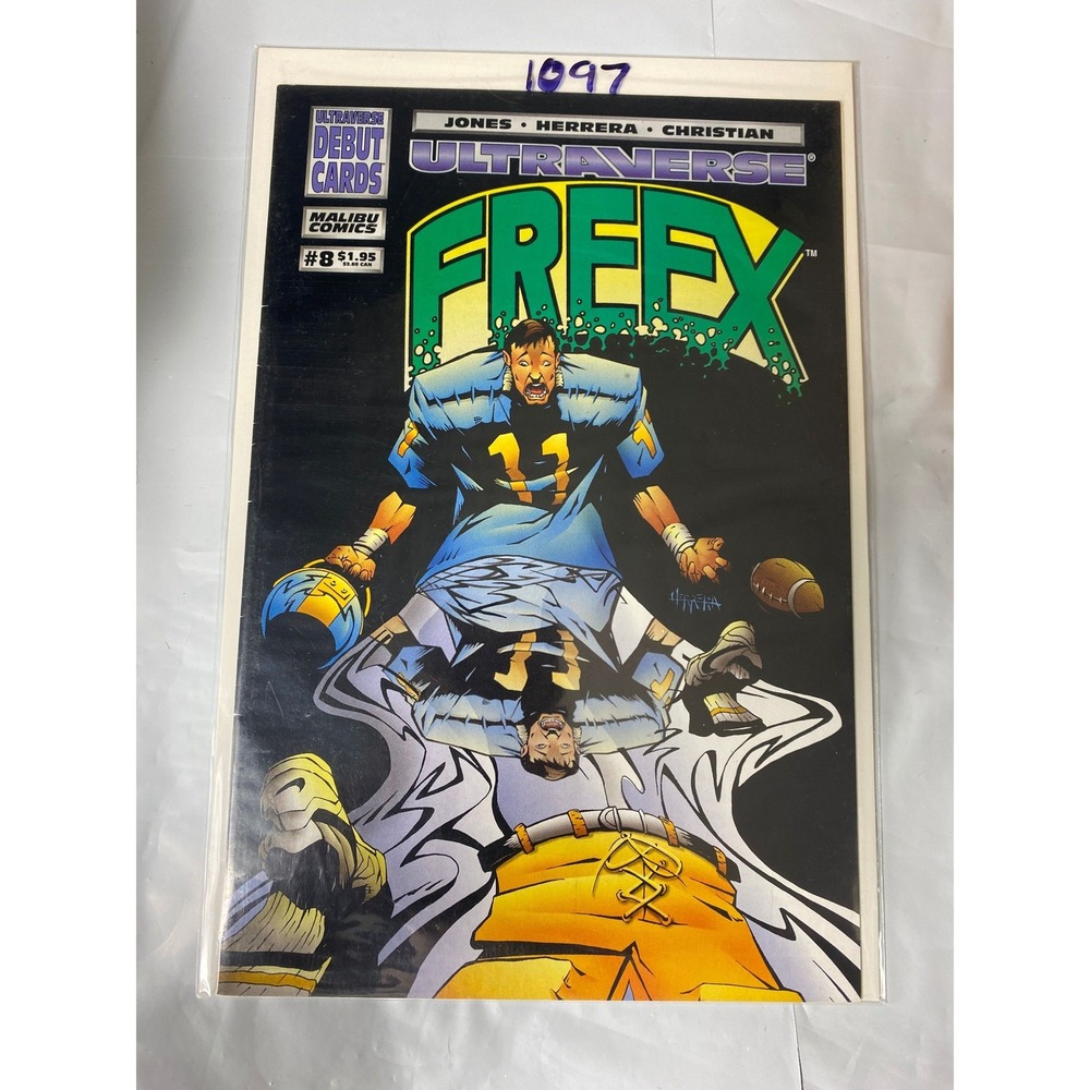 Malibu Comics Ultraverse Freex‎ #8 1994 Debut Cards Gerard Jones Ben Herrera